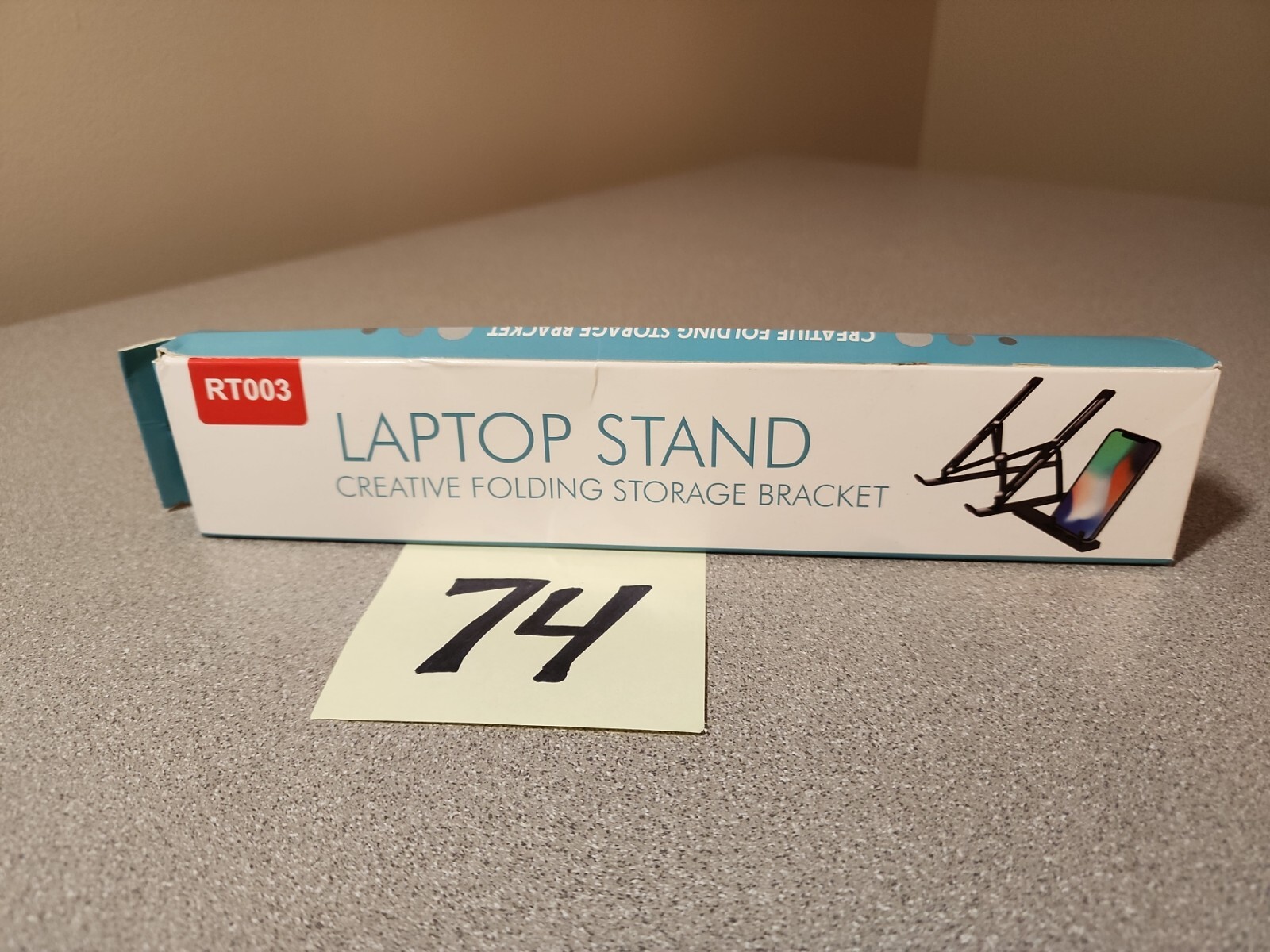 Portable RT003 Foldable Laptop Stand with Storage Space-image