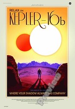 Listing image for Kepler Nasa Space Planet Travel VINTAGE RETRO ART Print Poster Wall Picture A4 +