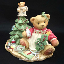 LYNNE Bear, A Christmas Handmade Holiday, Tree, Angel, CHERISHED TEDDIES 310735