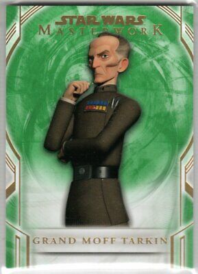 STAR WARS 2018 TOPPS MASTERWORK GREEN PARALLEL BASE 41 GRAND MOFF TARKIN 35/99 | eBay