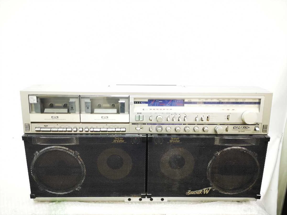 SHARP GF-999 THE SEARCHER-W Stereo Cassette Deck Not Work JUNK