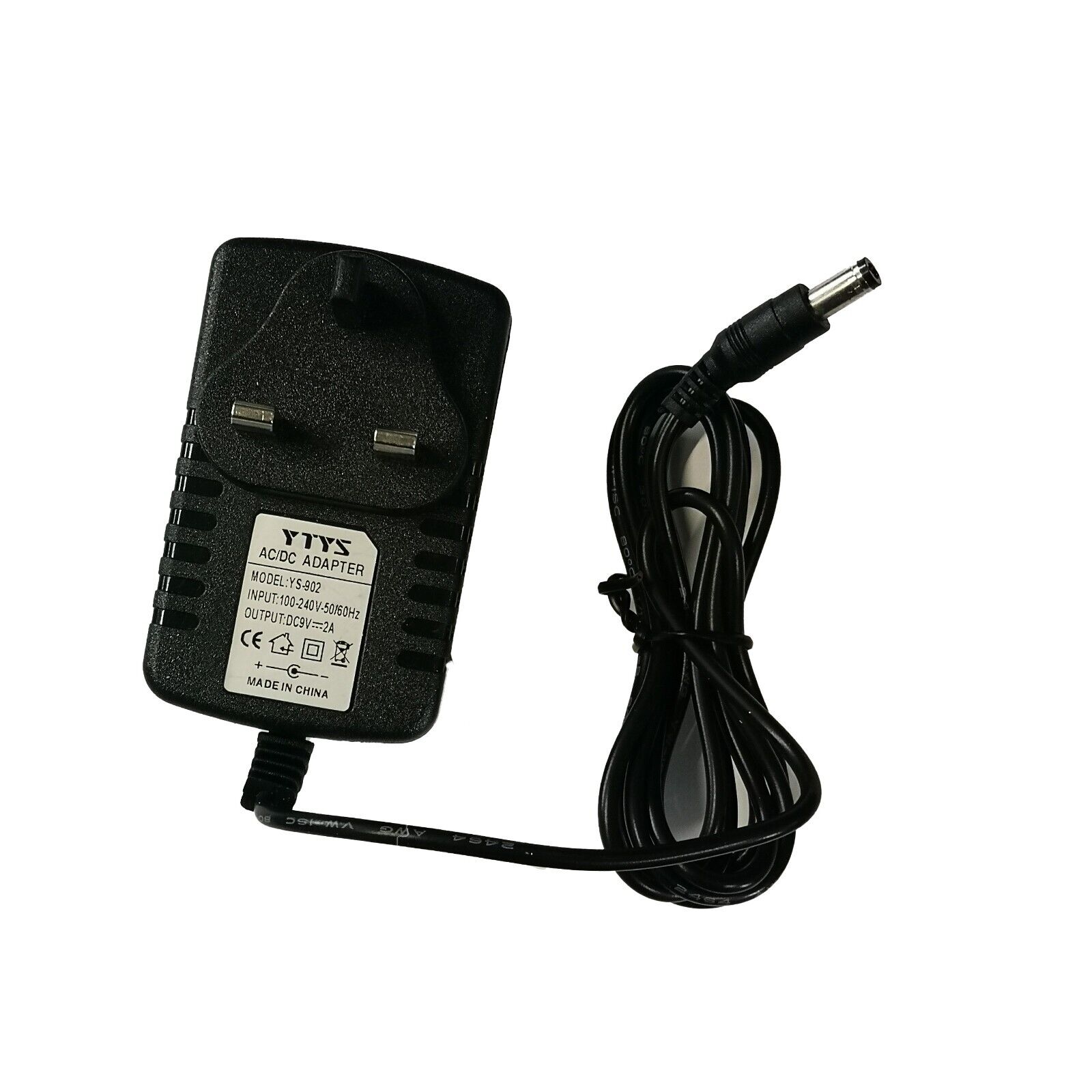 input 100-240v 50-60hz ac dc 9v