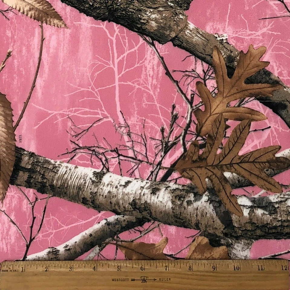 Tela exterior resistente al agua Realtree Edge rosa impresa Tough Duck 600D Foto 2 de 2