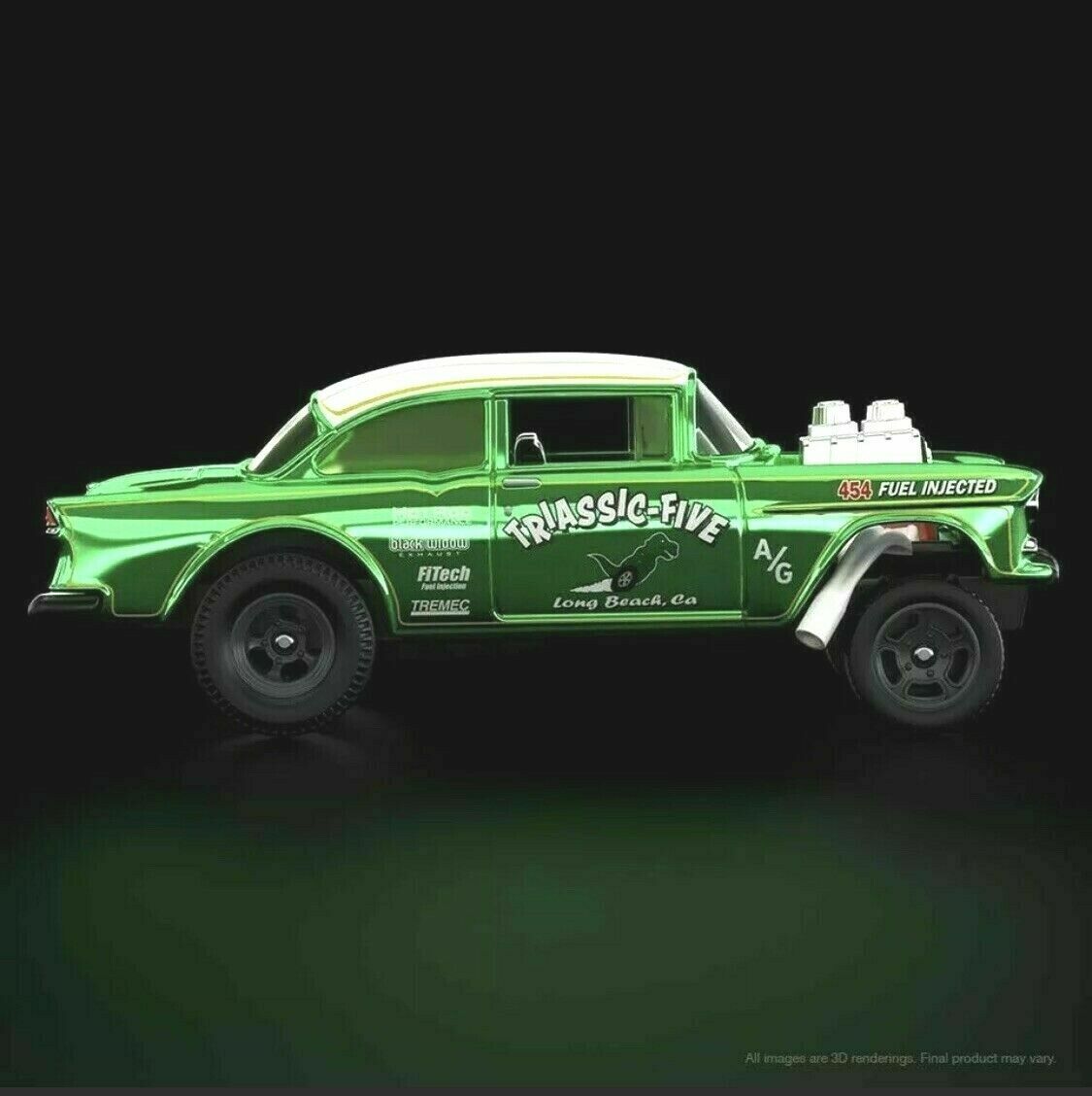 RLC Hot Wheels 55 Chevy Bel Air Gasser Triassic-Five IN HAND