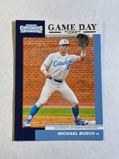 2019 Panini Contenders Draft Picks - Game Day Ticket #16 Michael Busch (RC)