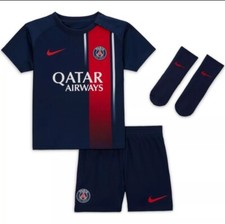 Nike Paris Saint Germain Baby Home Mini Full Kit. Age Size 12-18 months. 2023/24