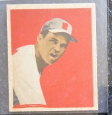 Original 1949 Bowman Baseball Card #47/240 Johnny Sain Boston Braves