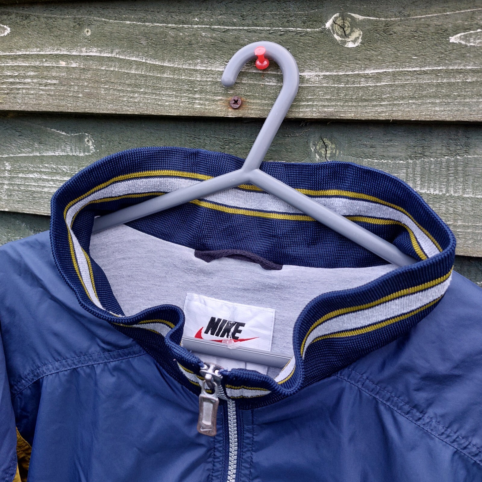 SACAI X NIKE Maglione mezza zip vintage Nike nylon giacca a vento [blu navy oro] 2XL [XXL]