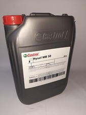 1x 20 ltr. Castrol Hysol MB 50 wodoodporny chłodziwo