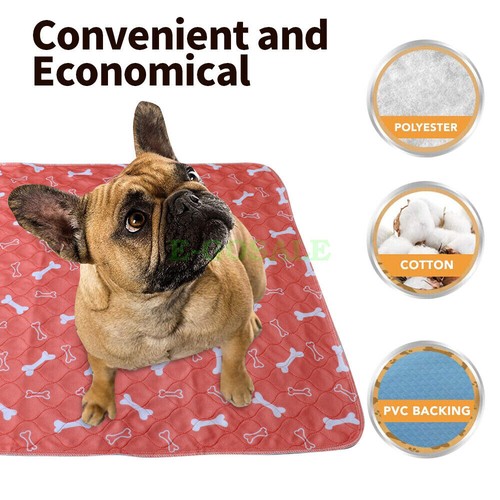 >> Washable Dog Pee Pads Waterproof Whelping Pads Reusable Dog Training Pads Mat - Picture 3 of 21