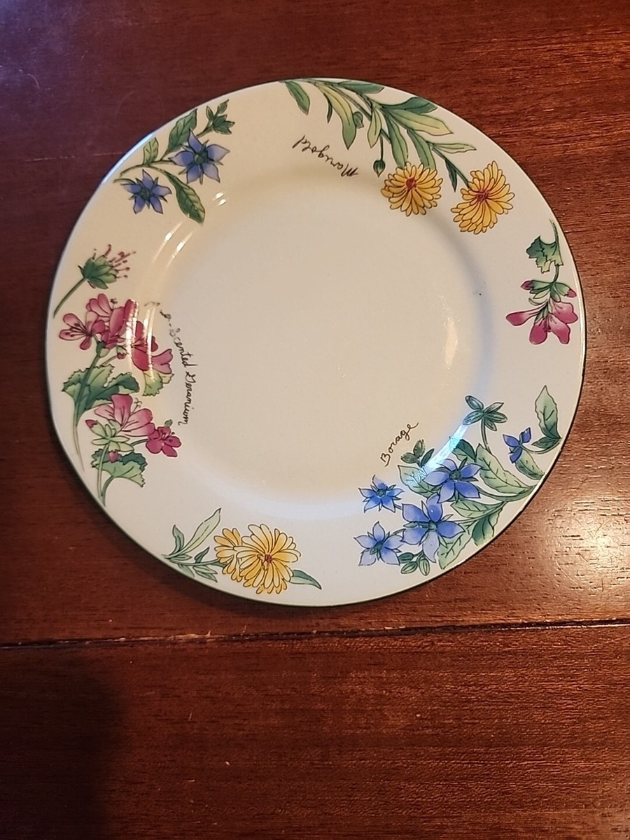 VTG Majesticware by Sakura Geranium 1997 Sue Zipkin Salad Plate 7