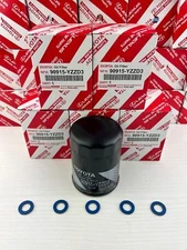 OIL FILTER SET OF (5) FAST SHIPPING 90915-YZZD3 FOR TOYOTA LEXUS W GASKETS