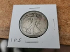 1918 s circulated Walking Liberty half dollar