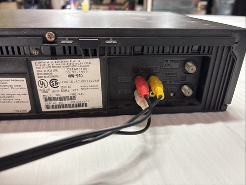 Vintage Quasar VHQ-940 VCR VHS Player Recorder TESTED WORKING/NO REMOTE. - Picture 11 of 13