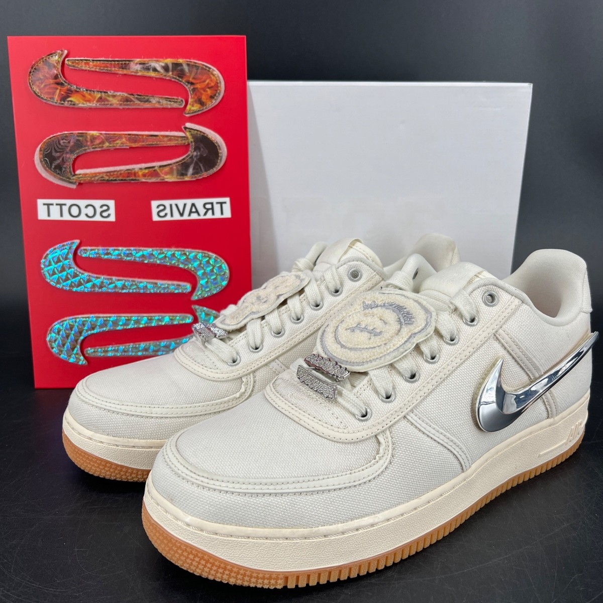 Nike Air Force 1 Low Travis Scott Sail Size 11 AQ4211-101