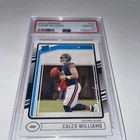 CALEB WILLIAMS CHICAGO BEARS NFL DONRUSS RATED ROOKIE BASE PSA 10 GEM MT