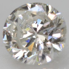 Certified 0.92 Carat D VS2 Round Brilliant Natural Enhanced Loose Diamond 6.17mm