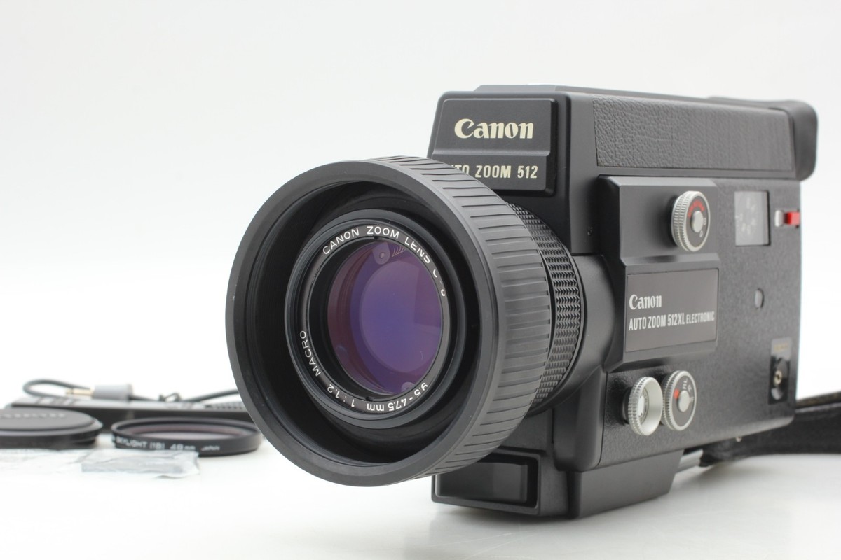 【完動品】 CANON AUTO ZOOM 512XL ELECTRONIC Read] Canon Auto Zoom 512XL Electronic Super 8 8mm Movie