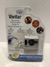 Vivitar Mini Digital Camera NOS Sealed 3 in 1 USB Photo Video 2000s Retro Gift