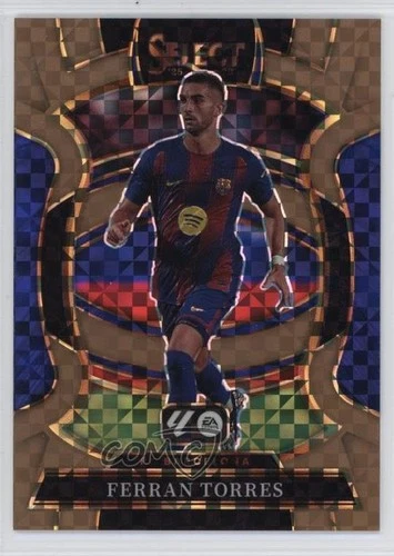 2025-26 Panini Select La Liga Terrace Bronze Checker Prizm /99 Ferran Torres #5