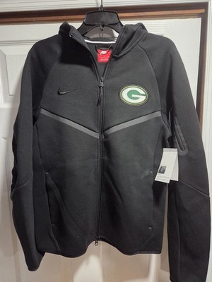 Nike Green Bay Packers Tech Fleece Jacket Raglan Full-Zip