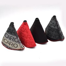 Car Gear Gaiter Shifter Boot Hyper Fabric Red Blue Grey Orange for Recaro