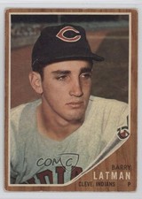 1962 Topps Barry Latman #145 1s6w