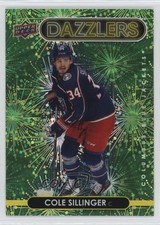 2021-22 Upper Deck Series 2 Dazzlers Green Cole Sillinger #DZ-63 8sr