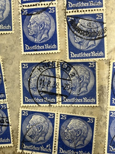 Stamp Germany Deutsches Reich Hindenburg 25 Pfennig 1933 Mi. Nr. 522 Lot 1 - Picture 5 of 7