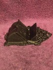 Original Cast Iron Art Hanging Match Holder Hinged Lid Marked VENUS & CUPID — photo 5