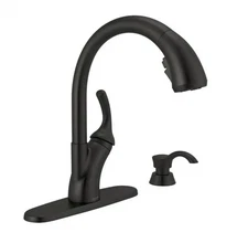 Delta 19790Z-BLSD-DST Shiloh Single-Handle Kitchen Faucet - Black