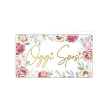 20 PZ Bigliettini BOMBONIERA MATRIMONIO NOZZE OGGI SPOSI con ROSE 1BM4