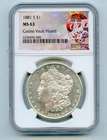 1881-S Morgan Silver Dollar $1 NGC MS63 Casino Vault Hoard - Multiple Available
