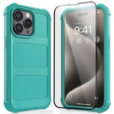 Case For iPhone 15 Plus 15 Pro Max Shockproof Cell Phone Cover Screen Protector