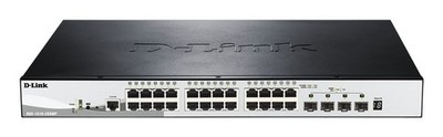 D-LINK DGS-1510-28XMP/E 28-Port Smart Managed PoE+ Gigabit Stack Switch 24x 10/1