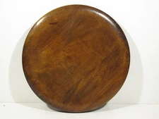 VTG Antique Piano Stool Seat For Parts 14-1/2 Inches Diameter READ SOLD AS IS