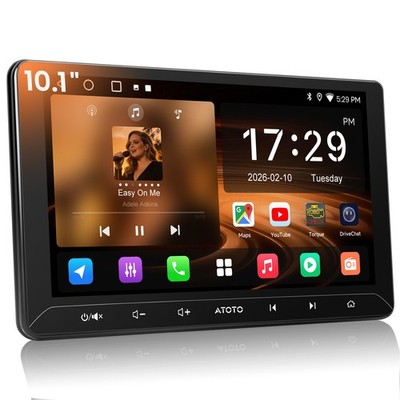 ATOTO 10.1 in 2Din Car Stereo WirelessCarplay/Android Auto/GPS/MirrorLink GenAI