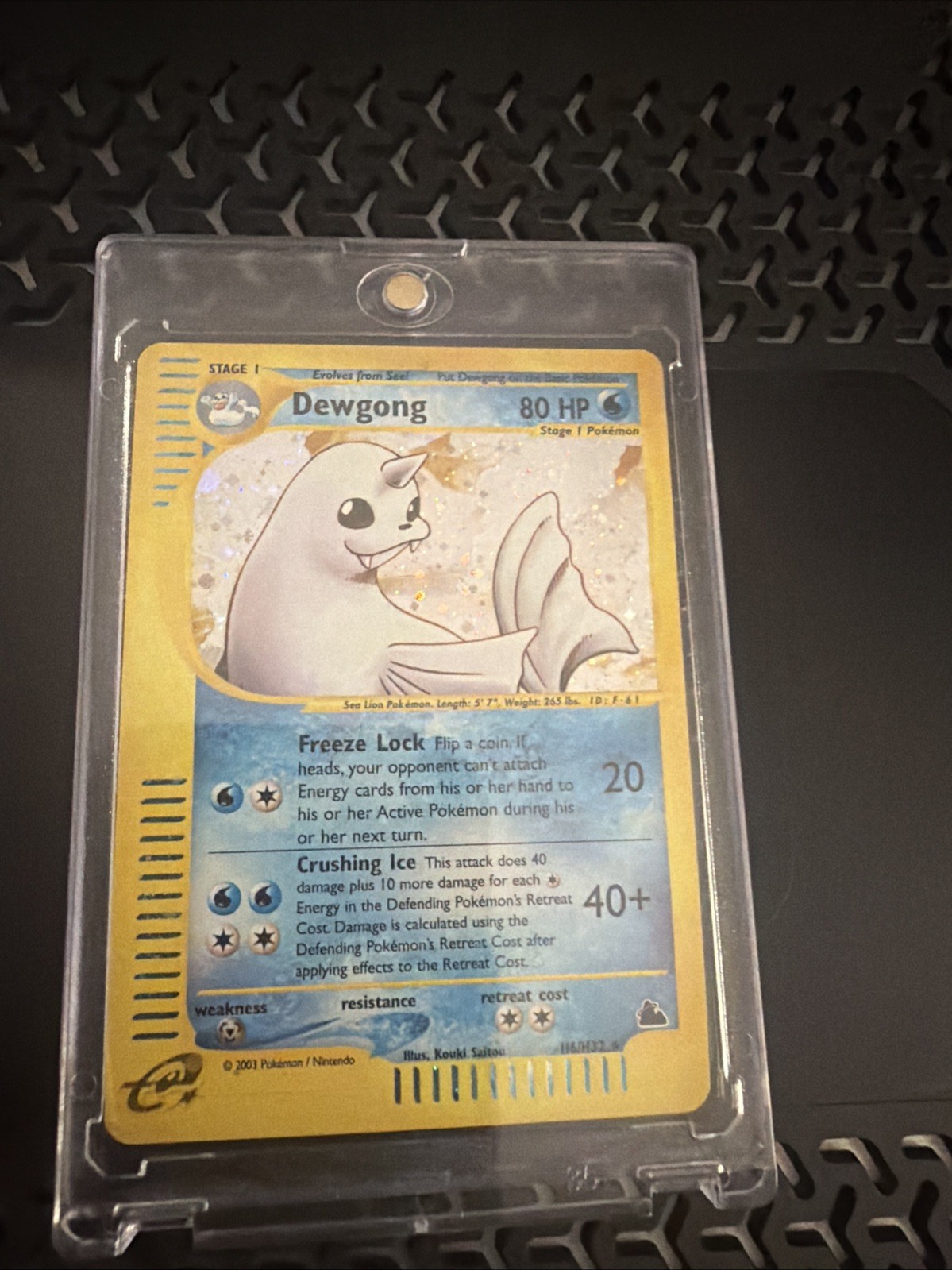 Pokemon Dewgong (E-Series) H6/H32 Skyridge Holo - NEAR MINT