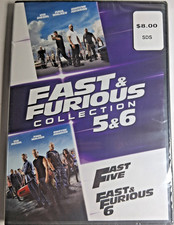 Fast  Furious Collection 5  6 DVD 2013 Vin Diesel Paul Walker Dwayne Johnson