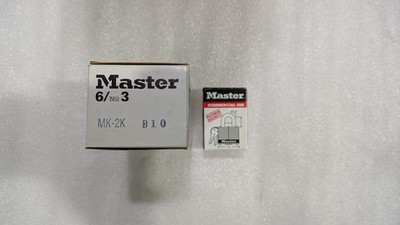 MASTER LOCK KEYED LOCK 6/3 MK-2K B10 ... LOT OF 5 