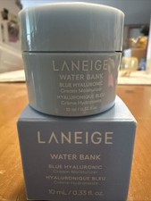 LANEIGE WATER BANK BLUE HYALURONIC MOISTURIZER CREAM MINI 0.33 FL.OZ. NIB