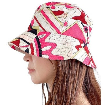 Emilio Pucci bucket hat, Multicolor, 100% cotton (corduroy  display picture 1