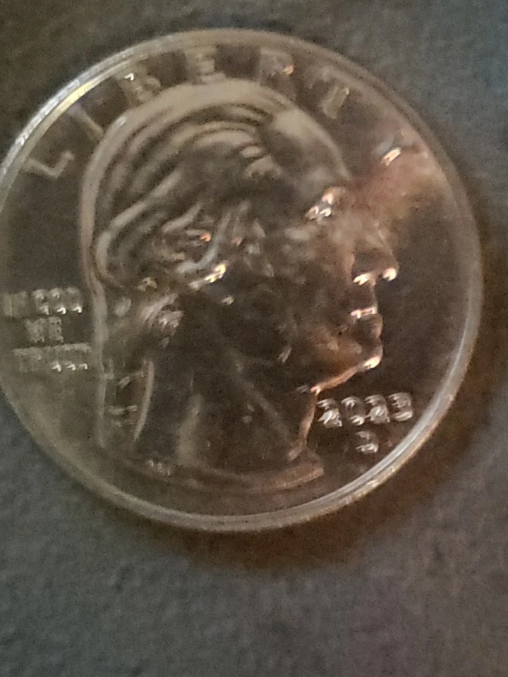 ERROR COIN JOVITA IDAR 2023  D MINT  "IN COD WE TRUST" RARE AMERICANA - Image 4 of 4