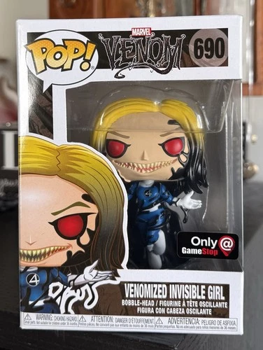 Funko POP! Marvel's Venom: VENOMIZED INVISIBLE GIRL #690 GameStop Exclusive