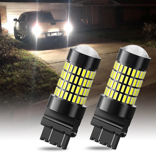3157 3156 4157 LED Backup Reverse Light Bulb Bright 6000K White Lamp 102 Series - Picture 20 of 25