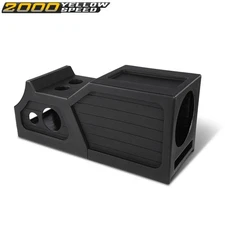 12" Center Console Subwoofer Box Fit For 2007-2013 Chevy Silverado GMC Sierra