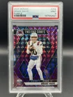2025 Mosaic Drake Maye England Games Purple Prizm /49 SP - PSA 9 - Patriots