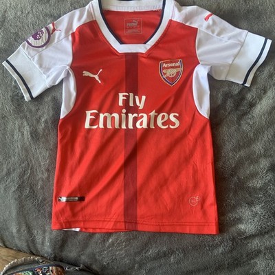 Child s Arsenal 2016 - 2017 Home football shirt jersey size 18