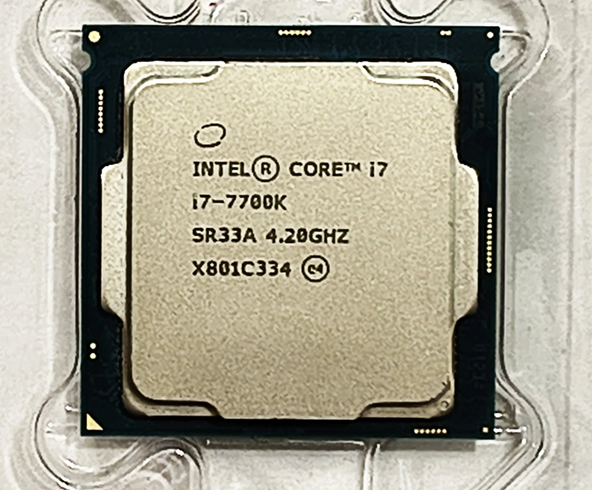 Intel Core i7-7700K Processor Model LGA 1151/H4 Socket Type