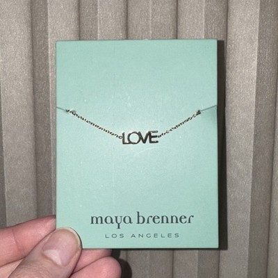 NWT Maya Brenner ''Love'' Bracelet Rose Gold Tone